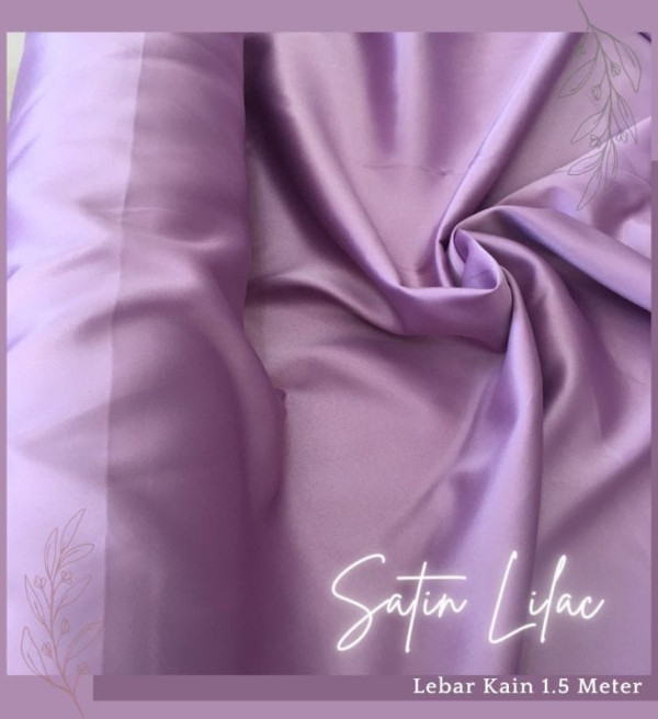 Kain satin roberto Velvet valentino premium - Lilac